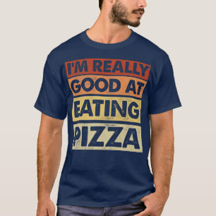 Camiseta Me Encanta Comer Pizza Italiana