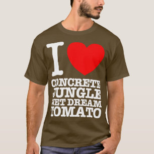 CAMISETA ME ENCANTA CONCRETO JUNGLE SUEÑO OCCIDENTAL TOMATO