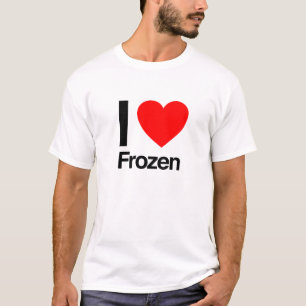 Camiseta me encanta congelado