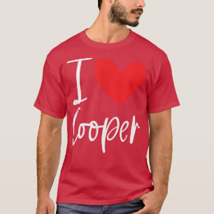 Camiseta Me encanta Cooper Name Personalizada Chica Mujer B