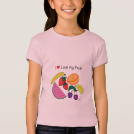 Camiseta Me Encanta (Corazón) Mi Fruta...