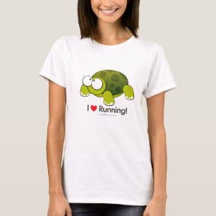 Camiseta Me encanta correr - tortuga