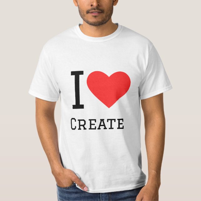 Camiseta Me encanta crear (Anverso)