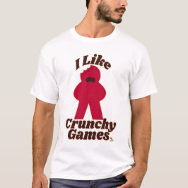 Camiseta Me encanta Crunchy Games Fun Meeple Art