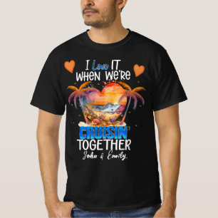 Camiseta Me encanta cuando cruzamos juntos cruise Vaca