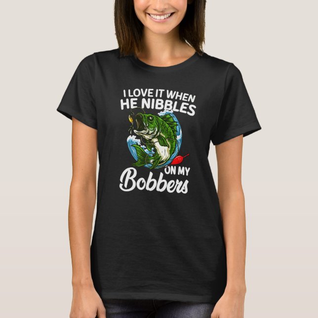 Camiseta Me Encanta Cuando Él Mordisquea Mis Flotadores  Lu (Anverso)