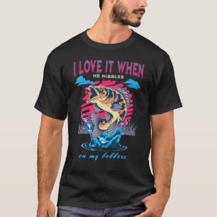 Camiseta Me Encanta Cuando Él Mordisquea Mis Flotadores  Pe