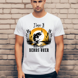 Camiseta Me encanta cuando ella se inclina