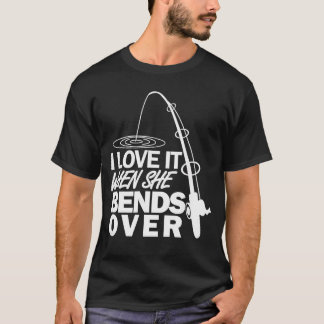 Camiseta Me Encanta Cuando Ella Se Inclina Sobre Regalo Div