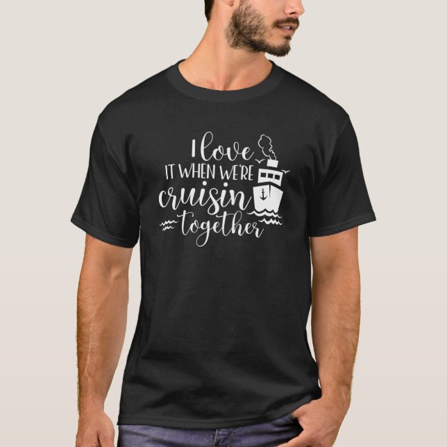 Camiseta me encanta cuando estamos cruzando juntos la madur (Anverso)