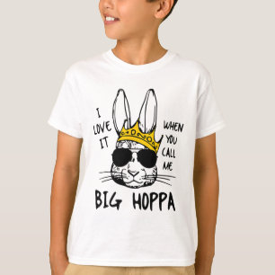 Camiseta Me encanta cuando me llamas Big Hoppa Bunny Pascua