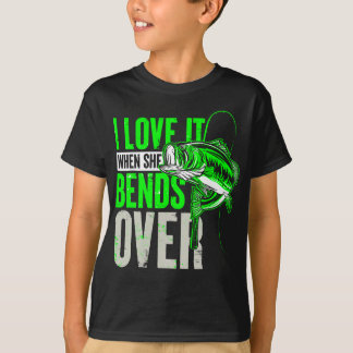 Camiseta Me Encanta Cuando Se Prefiere Por La Pesca