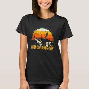 Camiseta Me Encanta Cuando Se Preocupa Por La Fundición Ret