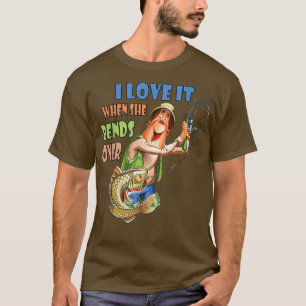 Camiseta Me Encanta Cuando Se Prepara Por El Amante De La P