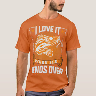 Camiseta Me Encanta Cuando Se Rinde Por La Pesca Graciosa D