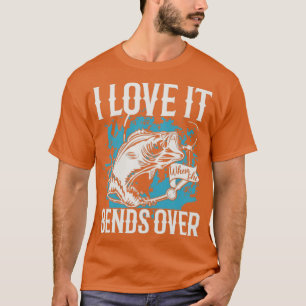 Camiseta Me Encanta Cuando Se Rinde Por La Pesca Graciosa D