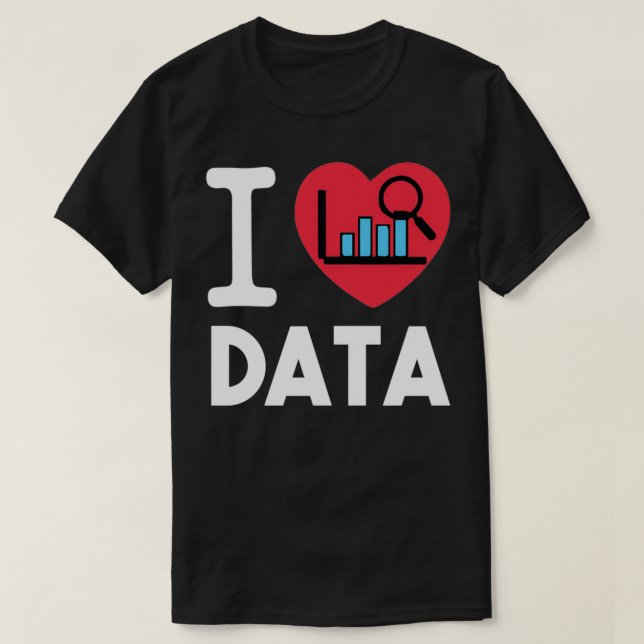 Camiseta Me encanta Data Classic TShirt (Diseño del anverso)
