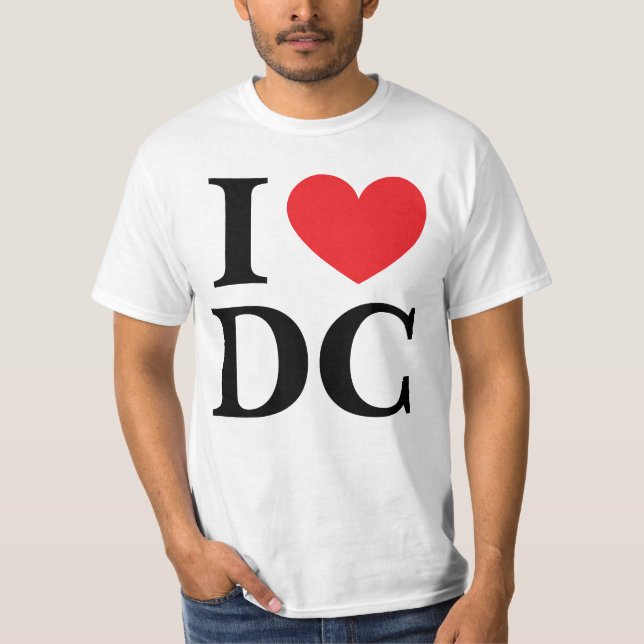 Camiseta Me encanta DC (Anverso)