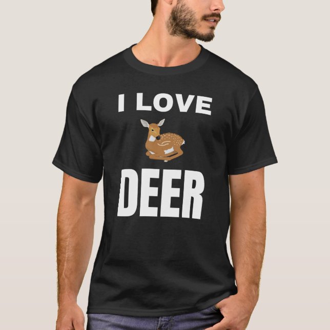 Camiseta Me encanta Deer (Anverso)