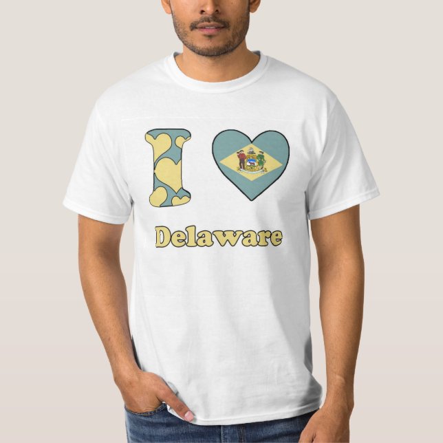 Camiseta Me encanta Delaware (Anverso)