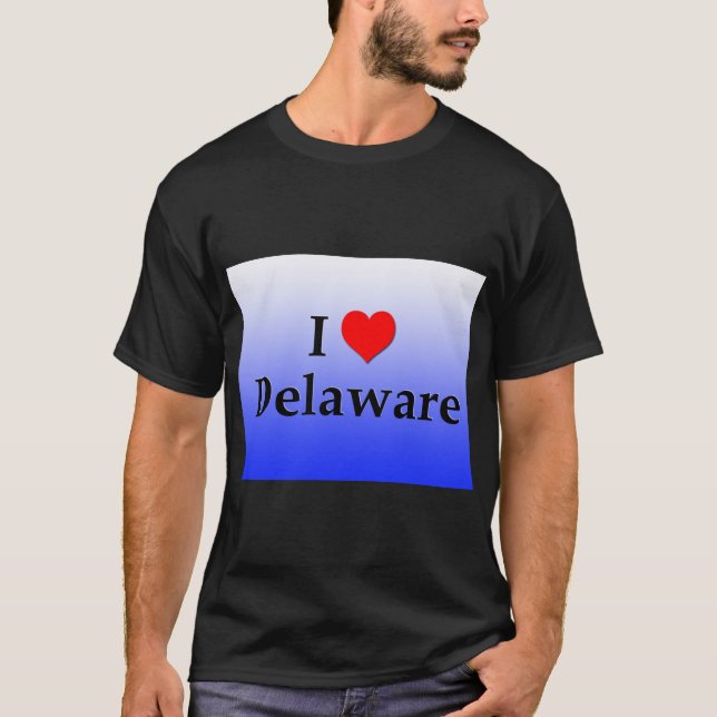 Camiseta Me encanta Delaware (Anverso)