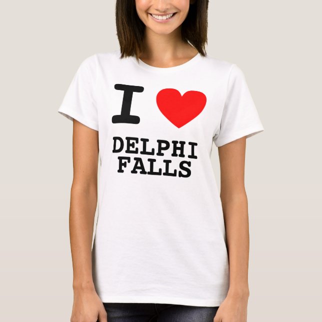 Camiseta Me encanta Delphi Falls (Anverso)
