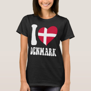 Camiseta Me Encanta Dinamarca Orgullosa De Ser Danesa De Ba