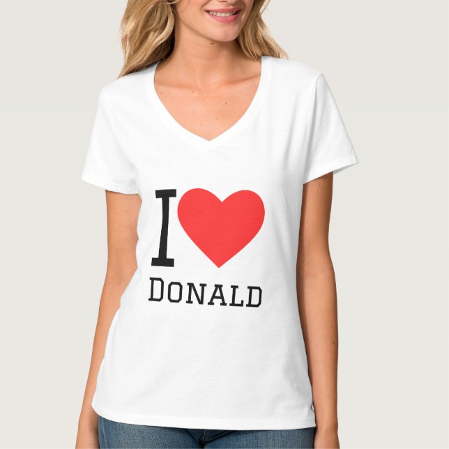 Camiseta Me encanta donald (Anverso)