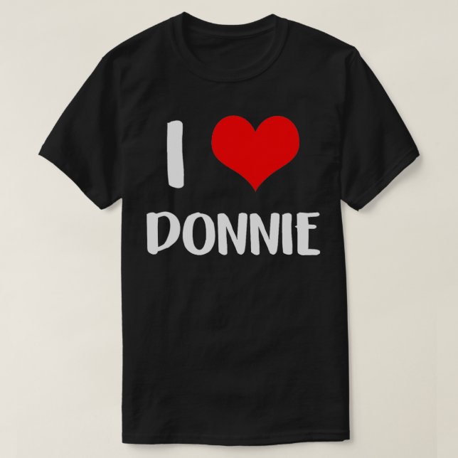 Camiseta Me encanta DONNIE valentine, lo siento señoras, co (Diseño del anverso)