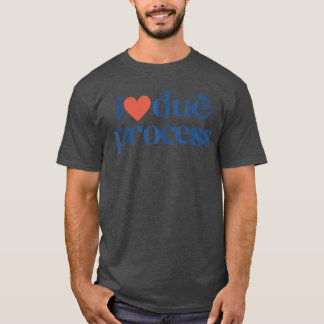 Camiseta Me encanta Due Processankop chica vintage