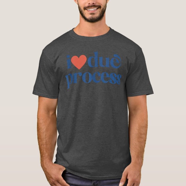 Camiseta Me encanta Due Processankop chica vintage (Anverso)