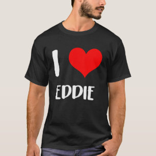 Camiseta Me encanta EDDIE mi corazón de señoras de San Vale