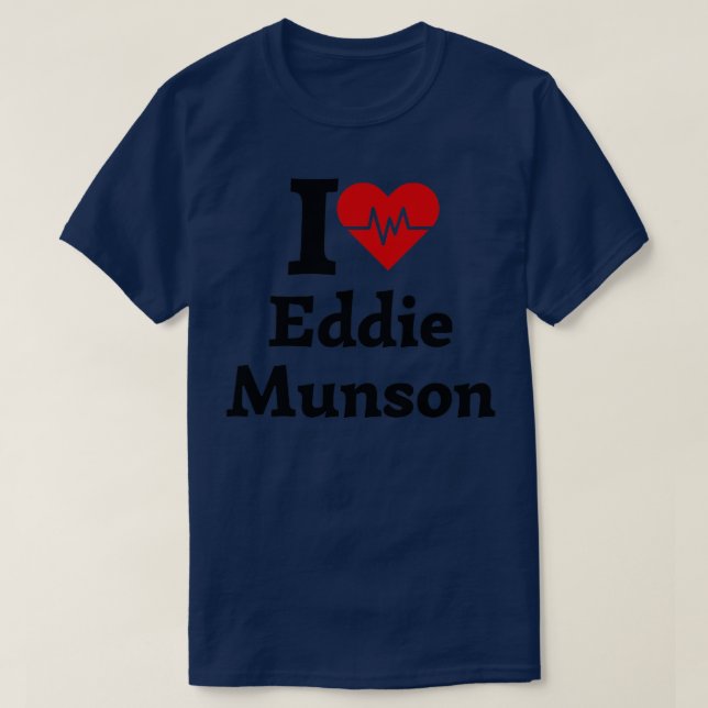Camiseta Me encanta Eddie Munson (Diseño del anverso)