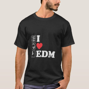 Camiseta Me Encanta Edm Para Fiestas Y Festivales Dj Heart