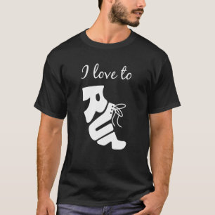 Camiseta Me Encanta Ejecutar Runner Track And Field Cross