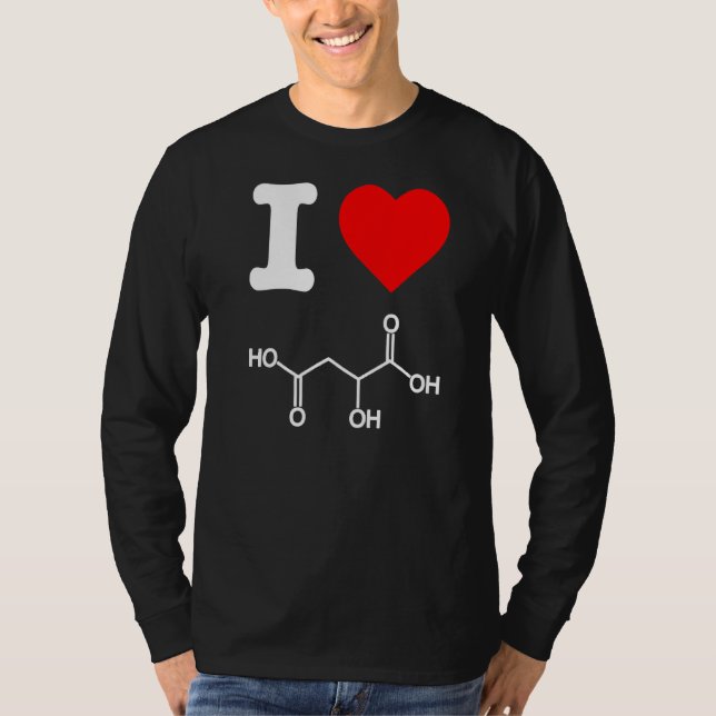 Camiseta Me Encanta El Ácido Málico Exfoliado El Cuidado De (Anverso)