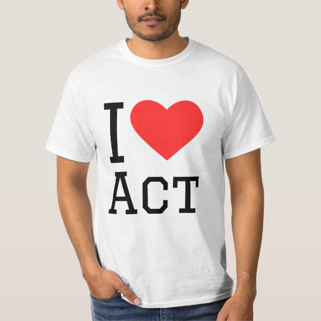Camiseta Me encanta el acto (Anverso)