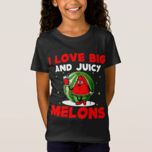 Camiseta Me Encanta El Agua Vegetable Grande Y Jugosa Melon
