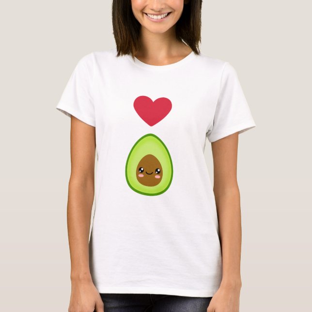 Camiseta Me encanta el aguacate (Anverso)