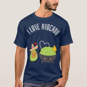 Camiseta Me Encanta El Aguacate Cute Aguacates Limpio De Co