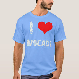 Camiseta Me encanta el aguacate guacamole vegetariano veget