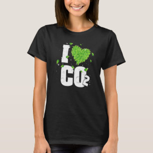Camiseta Me encanta el aire respiratorio de Co2 para planta