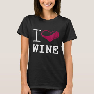 Camiseta Me encanta el alcohol de vino divertido bebedor de