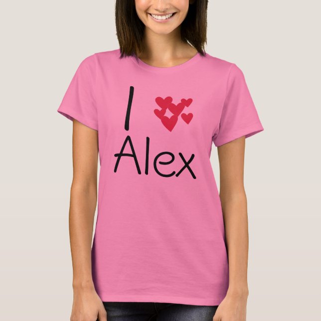 Camiseta Me encanta el alex (Anverso)