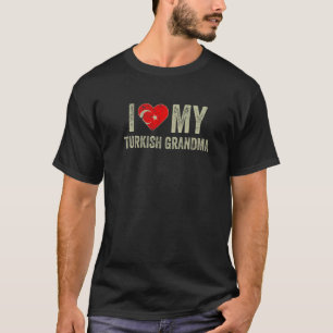Camiseta Me encanta el amor de mi abuela turca familia de l