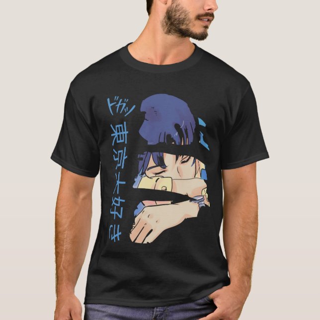 Camiseta Me encanta el anime de Tokio (Anverso)