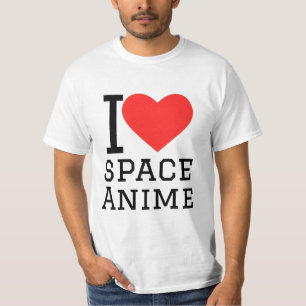 Camiseta Me encanta el anime espacial