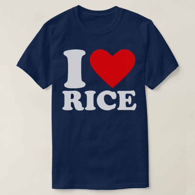 Camiseta Me encanta el arroz (Diseño del anverso)