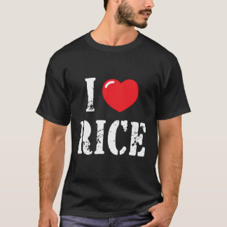 Camiseta Me Encanta El Arroz Para El Amante Del Arroz