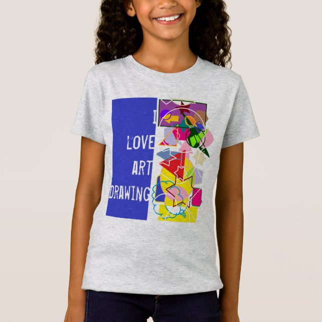 Camiseta me encanta el arte (Anverso)
